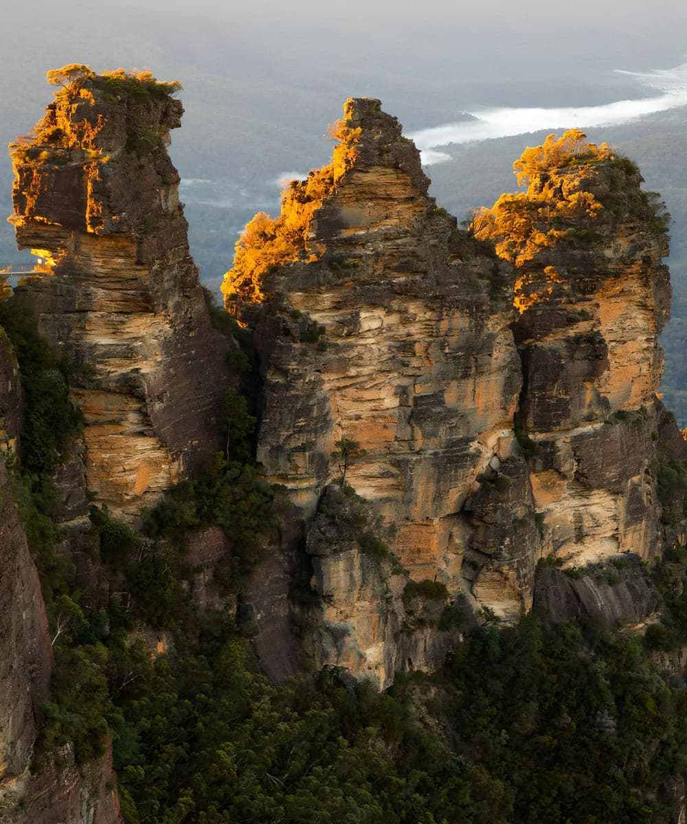Three Sisters rock formation